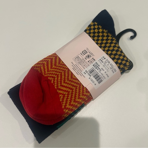 Vivienne Westwood Multicolor Geometric Socks - Picture 2 of 4